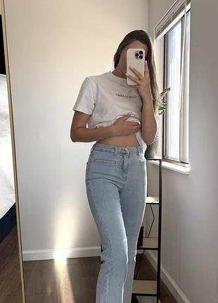Світло блакитні джинси zara