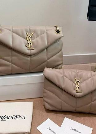 Сумка ysl lou lou puffer  27 см та 23 см