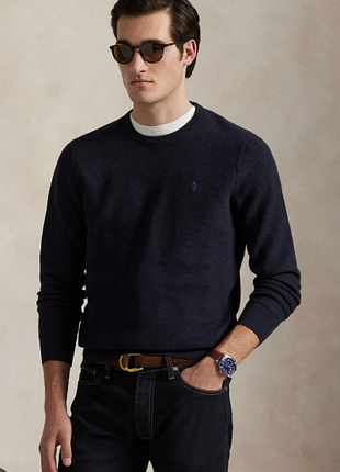 Чоловічий светр кофта ralph lauren mesh-knit оригінал new!