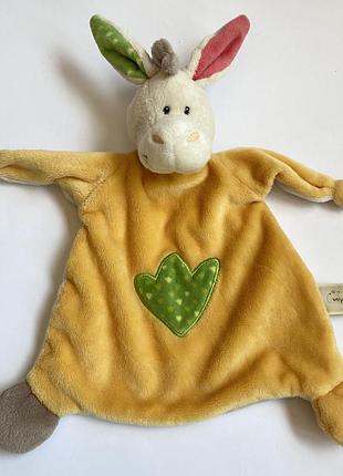 Игрушка-комфортер ослик my first nici плюшевый сплюшка обнимашка для малышей детская игрушка осёл