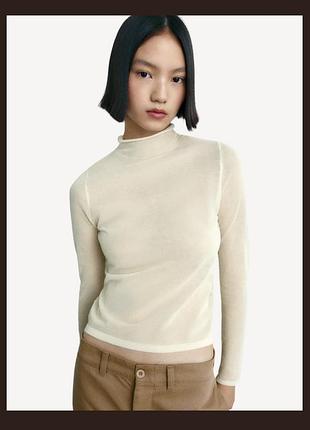 Прозорий лонг zara