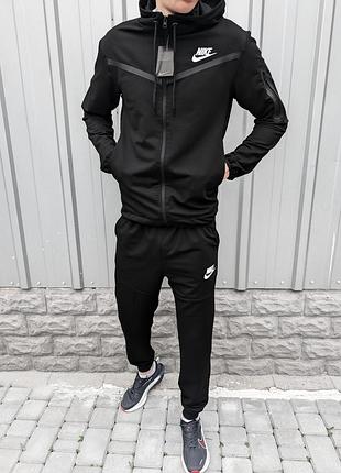 Чоловічий спортивний костюм nike чорний