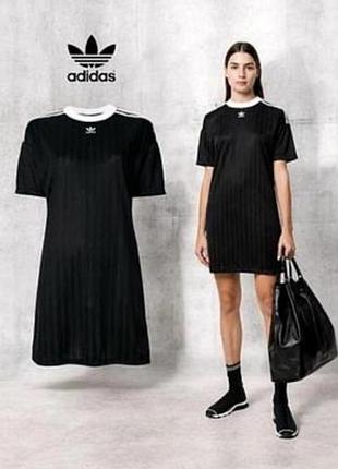 Платье adidas originals, размер 2xs,наш 40, xs, наш 42