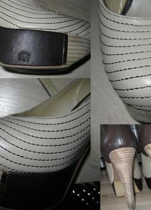 Фирменные туфли glossi на платформе и высоком каблуке, 39 размер3 фото