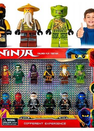 Набор мини-фигурок ниндзяго/ninjago 12-шт.