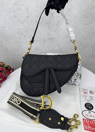 Сумка жіноча d!*//or saddle black logo