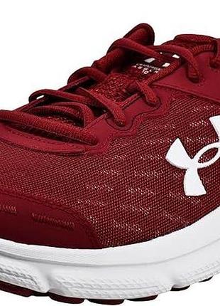Мужские кроссовки для бега under armour ua charged rogue 4, черный/красный, сетка/текстиль, размер 44 (стелькам 28 см)