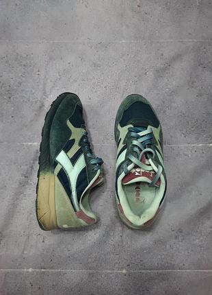 Кросівки diadora зелені, розмір 41, вживані