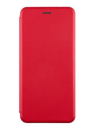 Чохол-книжка tpu pu для samsung galaxy a08 a07 захисний з мікрофіброю всередині червоний