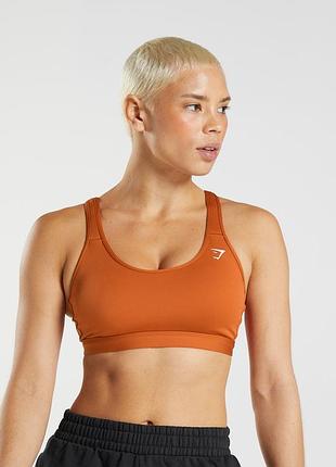 Топ кроптоп топ gymshark оранжевый топ