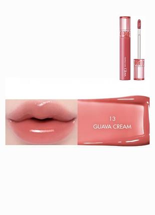 Блиск для губ rom&amp;nd romand glasting color gloss #13 gauva cream 4g