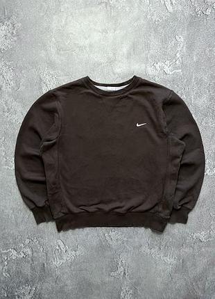 90x vintage винтажный свитшот nike найк big swoosh logo size m размер м
