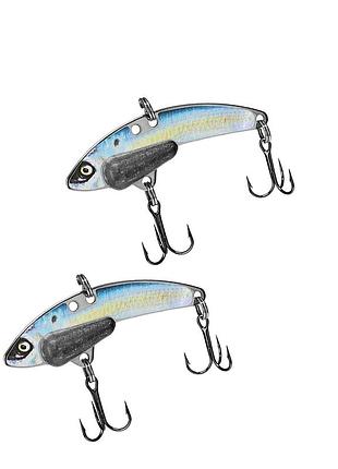 Вібрувальна блешня для лову щуки, окуня та судака цикада steelshad mini 44mm 7g 2pc #herring (2317781)
