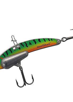 Вібрувальна блешня для лову щуки, окуня та судака цикада steelshad heavy 57mm 14g #perch (2317790)