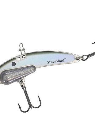 Вібрувальна блешня для лову щуки, окуня та судака цикада steelshad heavy 57mm 14g #tennessee shad (2317792)