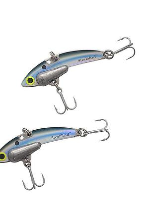 Вібрувальна блешня для лову щуки, окуня та судака цикада steelshad mini 44mm 7g 2pc #kentucky shad (2317777)