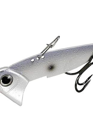 Вібрувальна блешня для лову щуки, окуня та судака цикада steelshad bottom blade 14g #lavender shad (2317799)