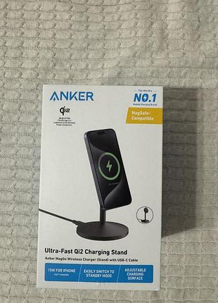 Anker ultra-fast qi2 charging station stand ультра швидка зарядка для телефону.