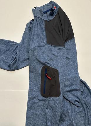 Лонгслив blue berghaus explore 1/4 zip top 3