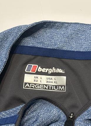 Лонгслив blue berghaus explore 1/4 zip top 6