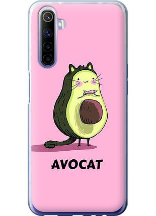 Чехол силиконовый на телефон realme 6 avocat "4270u-1913-58250"