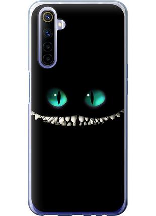 Чохол силіконовий на телефон realme 6 чеширський кіт "689u-1913-58250"