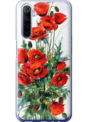 Чехол силиконовый на телефон realme 6 маки "523u-1913-58250"