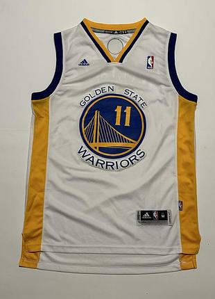 Баскетбольная майка, футболка klay thompson white swingman #11 golden state warriors nba home jersey