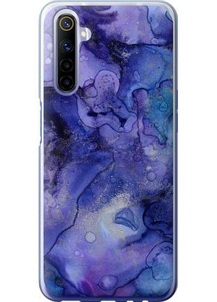 Чехол силиконовый на телефон realme 6 мрамор 7 "4802u-1913-58250"