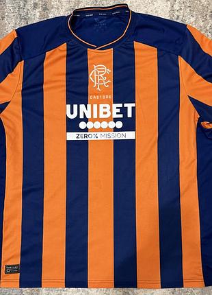 Футболка футбольне rangers fc castore третя форма2023/2024, розмір 3xl