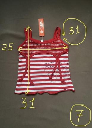 Топ трикотажний на дівчинку 74/80 см та 80/86 см 8
