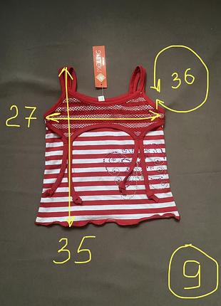 Топ трикотажний на дівчинку 74/80 см та 80/86 см 10