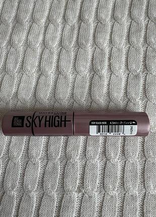 Туш maybelline new york lash sensational sky high mini чорна 4,5 мл