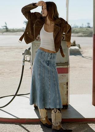Куртка из 100% кожи от zara