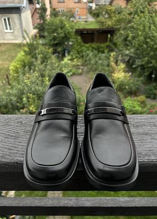 Шкіряні туфлі clarks 2