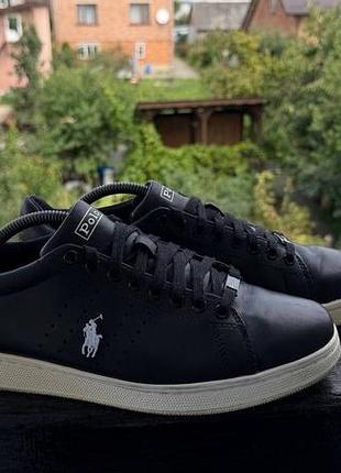 Шкіряні кросівки polo ralph lauren