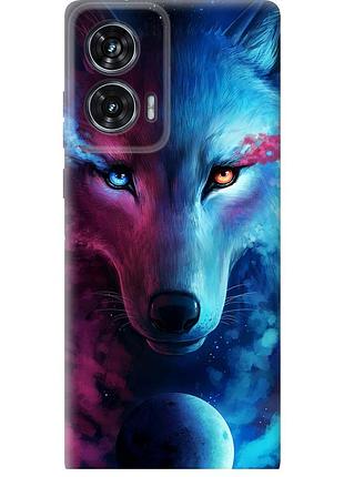 Чехол силиконовый на телефон motorola edge 50 fusion арт-волк "3999u-3748-58250"