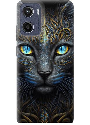 Чохол силіконовий на телефон motorola moto g05 кішка "5548u-3949-58250"