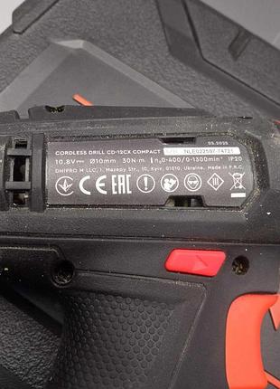 Шуруповерт б/у dnipro-m cd-12cx compact 2