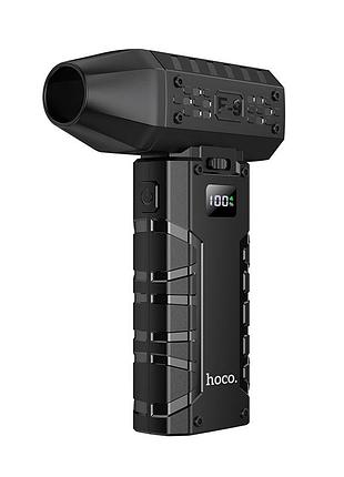 Автомобільний турбовентилятор hoco hx67 force fan акумулятора 3000mah (21700, 7 .4v) швидкість обертання 80 000 об/хв black