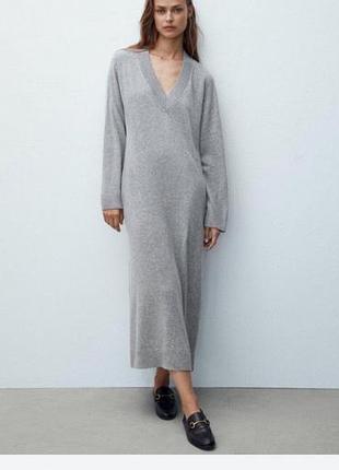 Сукня massimo dutti платье кашемір вовна