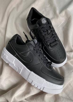 Кросівки af 1 pixel black  кроссовки nike1 фото