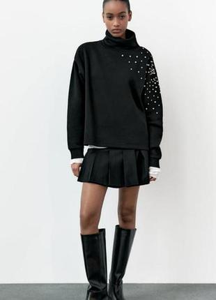 Саітшот на флісе с декором zara
