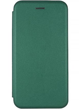 Шкіряний чохол-книжка classy для samsung galaxy a08 / a07 4g зелений