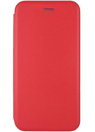 Шкіряний чохол-книжка classy для xiaomi redmi 9a червоний