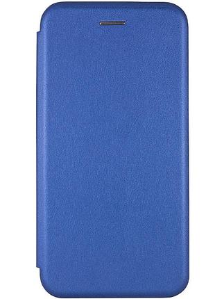 Шкіряний чохол-книжка classy для samsung galaxy a12 синій