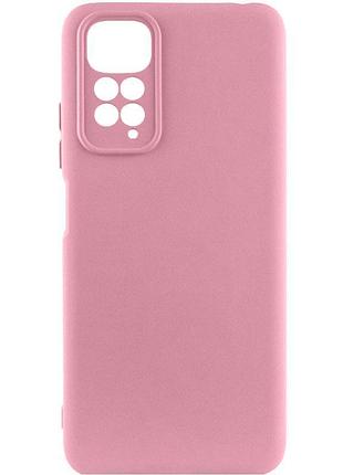 Чехол tpu getman liquid silk full camera для xiaomi redmi note 11 (global) / note 11s розовый / pink