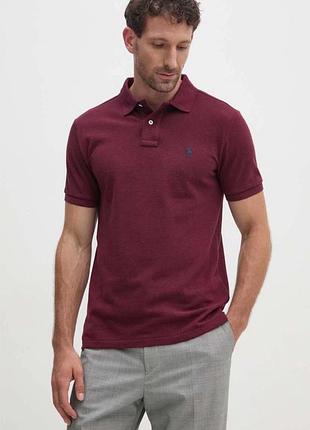 Футболка поло чоловіче 🔥ralph lauren original 💯м (48/50) мужское поло в бордовом цвете