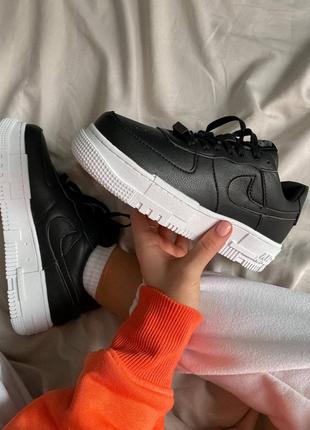 Кросівки af 1 pixel black  кроссовки nike7 фото