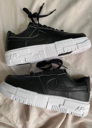 Кросівки af 1 pixel black  кроссовки nike8 фото